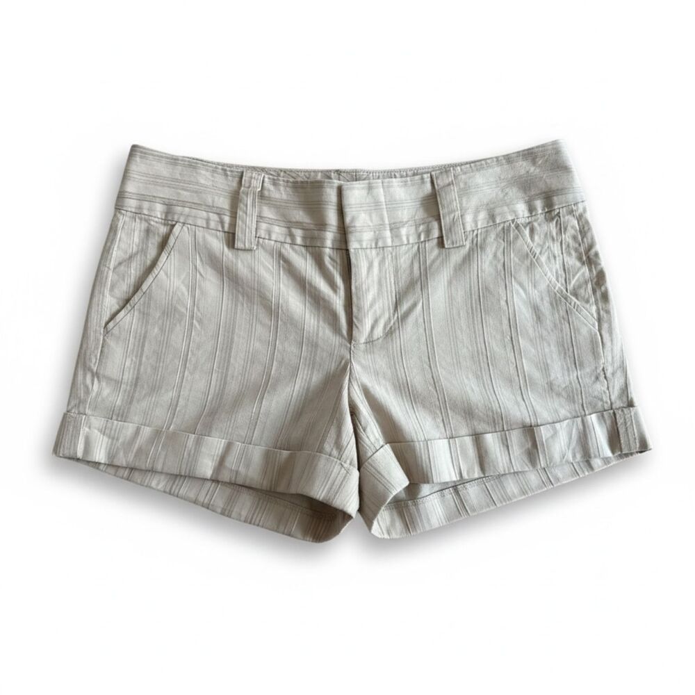 Alice + Olivia & James Perse Lot | Cashmere Tank (1/S) & Striped Shorts (2) - Picture 8 of 9
